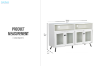 Picture of BAKER 56.5" Tv Stand/Sideboard (Off White)