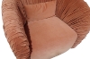 Picture of MOCHA 360° Swivel Goose Feather-Filled Fabric Armchair