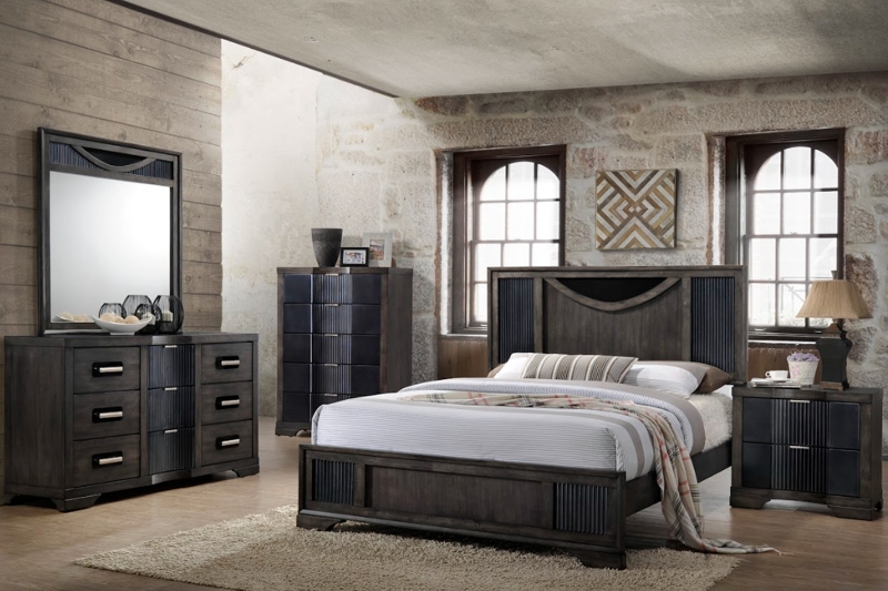 Picture of ORLANDO 3PC/4PC/5PC Bedroom Combo Set in Queen/Eastern King Sizes
