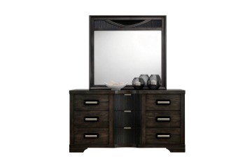 Picture of ORLANDO 9-Drawer Dresser with Mirror