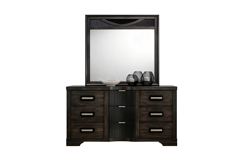 Picture of ORLANDO 9-Drawer Dresser with Mirror