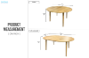 Picture of ASHTON 47"-63" Extension Round Dining Table