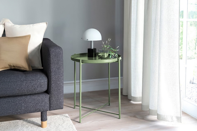 Picture of VENCO Removable Round Tray Side Table 