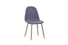 Picture of EMBER Dining Chair with Wood-Tone Metal Legs - Each