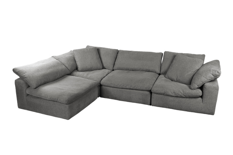 Picture of FEATHERSTONE Feather-Filled Modular Sofa - (2x) Corner + (2x) 1.5 Seat Armless