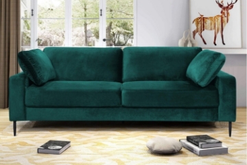 Picture of KASTEN Corduroy 3 Seater Sofa (Green)  