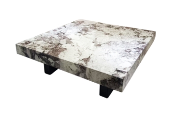 Picture of LUCIANO 100 Microcrystalline Stone Top Square Coffee Table (Light) 
