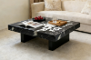 Picture of LUCIANO 100 Microcrystalline Stone Top Square Coffee Table (Dark)