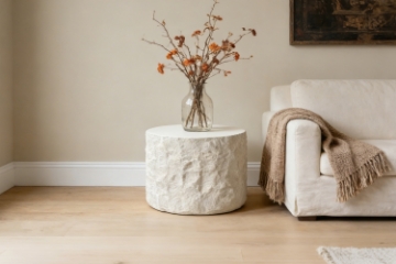 Picture of CORTEN D17.5" Round Fiberglass Side Table