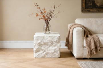 Picture of CORTEN 17.5" Square Fiberglass Side Table