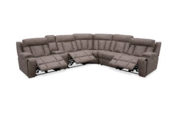 Picture of EVERETT Zero Gravity Power Reclining Sectional Sofa with USB Charging & Cup Holders