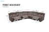 Picture of EVERETT Zero Gravity Power Reclining Sectional Sofa with USB Charging & Cup Holders