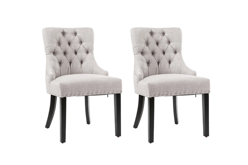 Picture of HALMYN High Back Dining Chair (Light Grey) -2PC