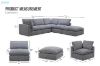 Picture of FAIRFIELD Feather-Filled Sectional Modular Sofa Range - 2PC Combo Set (Cornerx2)