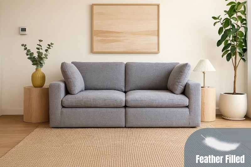 Picture of FAIRFIELD Feather-Filled Sectional Modular Sofa Range - 2PC Combo Set (Cornerx2)