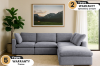Picture of FAIRFIELD Feather-Filled Sectional Modular Sofa Range - 4PC Combo Set (Armlessx2 + Cornerx2)
