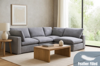 Picture of FAIRFIELD Feather-Filled Sectional Modular Sofa Range - 4PC Combo Set (Armlessx2 + Cornerx2)