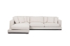 Picture of [FLOOR MODEL CLEARANCE] LONDON FEATHER-FILLED SECTIONAL FABRIC SOFA - Chaise Facing Left