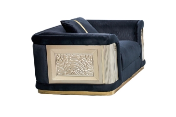 Picture of [FLOOR MODEL CLEARANCE] ANCONA Velvet Armchair/Sofa Chair