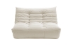 Picture of [FLOOR MODEL CLEARANCE] DIANNA Tufted Velvet 2-Seater Loveseat (Cream)