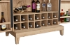 Picture of WALLACE Large Oak Wood  Multifunctional Storage Bar Cabinet