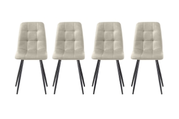 Picture of SAROTO Dining Chair (Creamy White) - 4 Chairs in 1 Carton