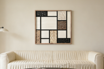 Picture of DD8201 Solid Reclaimed Wood Wall Art (32.2" x 32.2")