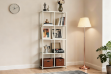 Picture of STARK Steel Frame 70.8"x31.4" Glass Display Shelf (Cream)