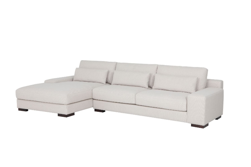 Picture of [FLOOR MODEL CLEARANCE] BROOK Feather Filled Sectional Sofa - Chaise Facing Left