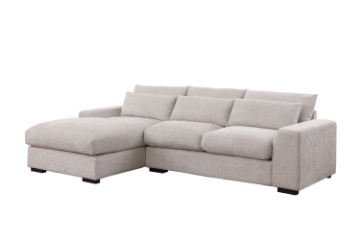 Picture of [FLOOR MODEL CLEARANCE] SIREN Fabric Corner Sofa - Chaise Facing Left 