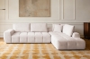 Picture of FABIEN Fabric Sectional Compressed Sofa (Beige)