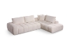 Picture of FABIEN Fabric Sectional Compressed Sofa (Beige)