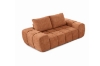 Picture of FABIEN 3/2 Seater Fabric Compressed Sofa Range (Brown)  - 2 Seater (Loveseat)