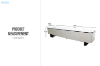 Picture of ARIANNA 78.5" Engineered Stone Top TV Stand with 2-Drawer