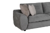 Picture of [FLOOR MODEL CLEARANCE] HAYVA Feather-Filled Fabric Sectional Sofa - Chaise Facing Left 