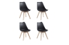 Picture of EFRON Dining Chair with Black Cushion (Black)