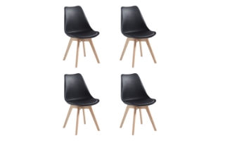 Picture of EFRON Dining Chair (Black) - 4 Chairs in 1 Carton