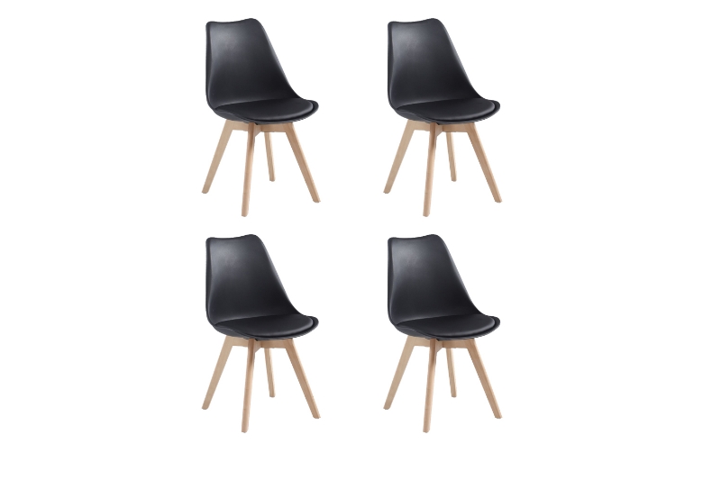 Picture of EFRON Dining Chair (Black) - 4 Chairs in 1 Carton