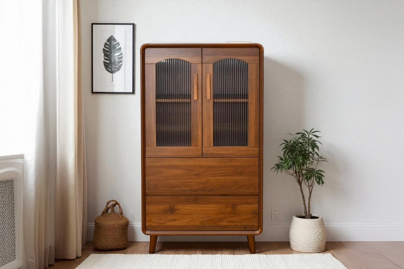 Picture of WALDEN 27.5" 2-Door 2-Drawer Display Cabinet