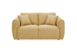Picture of RIVANO 3/2 Seater Fabric Sofa Range (Yellow) - Loveseat