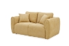 Picture of RIVANO 3/2 Seater Fabric Sofa Range (Yellow) - Loveseat