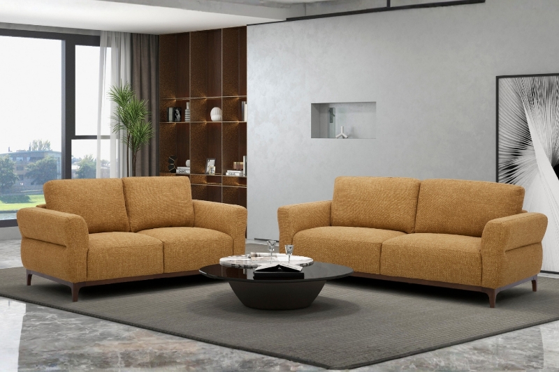 Picture of SPHERE 3/2 Seater Fabric Sofa Range (Brown)