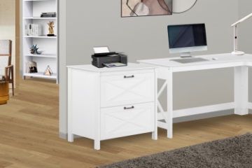 Picture of BALEN 2-Drawer File Cabinet (White) 