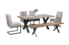 Picture of GALLOP 6PC Dining Set - 4 Dining Chairs (Without Arms) + 1 Bench + 1 Dining Table
