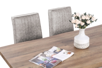 Picture of GALLOP 6PC Dining Set - (1 Dining Table + 1 Bench + 4 Armless Dining Chairs)