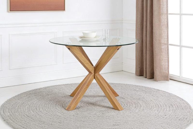 Picture of POLO Glass Round Dining Table