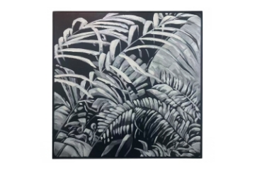 Picture of 389-006 Hand Oil Painting Canvas Wall Art with Black Frame(39.5"×39.5")