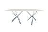 Picture of MANTIX 71" Tempered Glass Top Dining Table