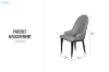 Picture of MILDA Dining Chair (Dark Grey) - Each