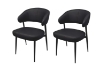 Picture of LORENZA Air Leather  Dining Chair (Black) - 2 Chairs in 1 Carton
